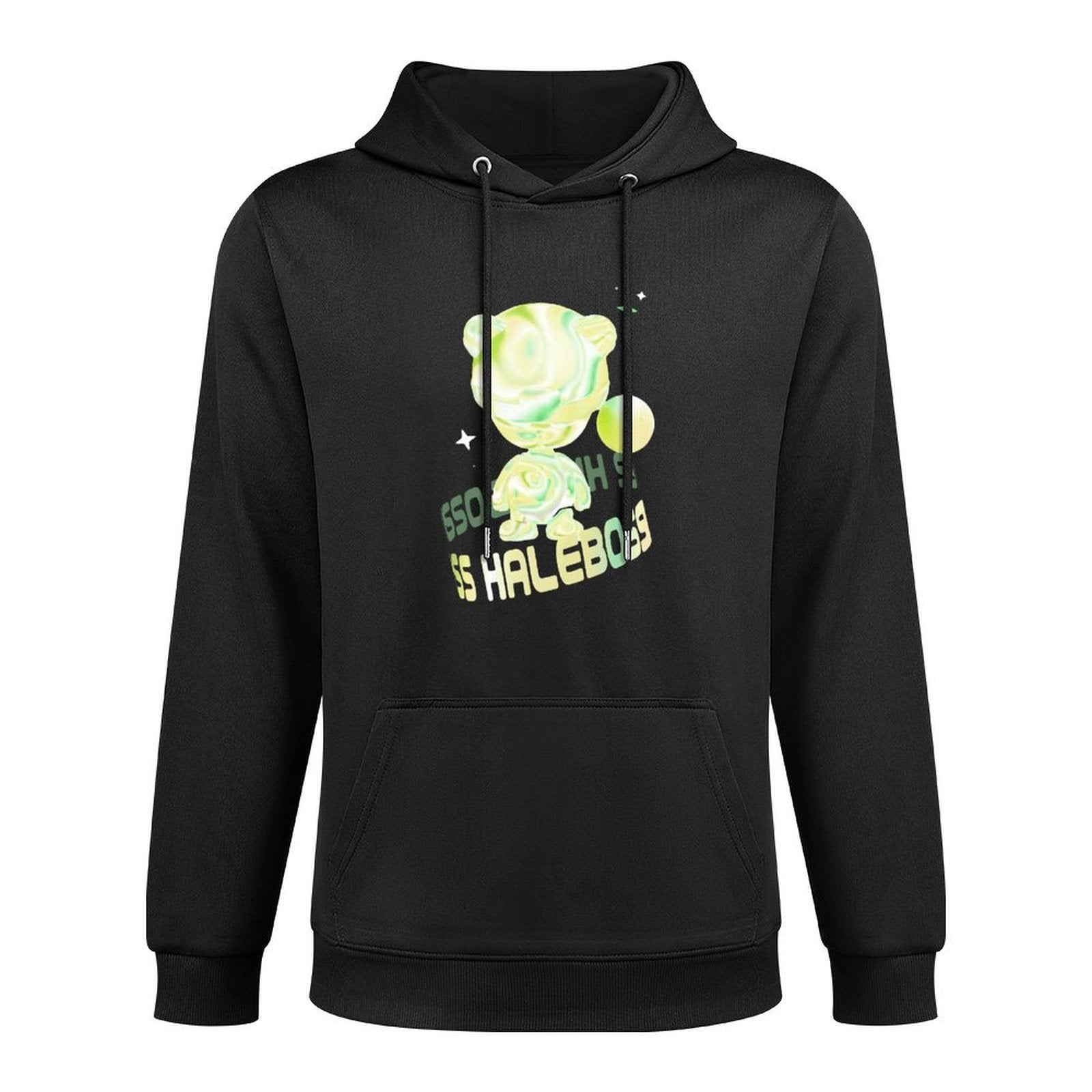 Hoodie Front PatternSolid Double-Stitched